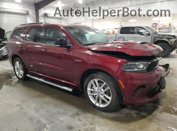 1C4SDJCT4RC175436 2024 DODGE DURANGO Maroon Delantero derecho
