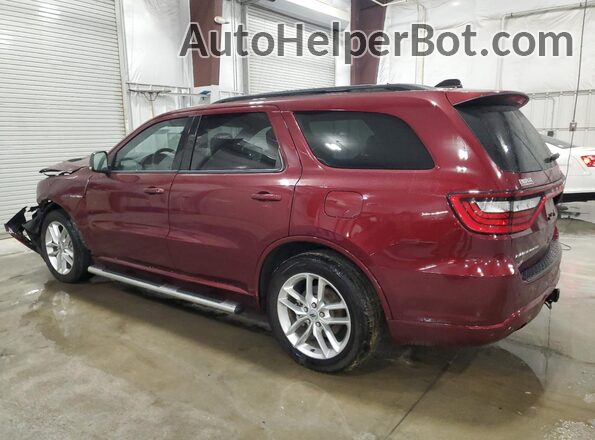 1C4SDJCT4RC175436 2024 DODGE DURANGO Maroon Trasero izquierdo