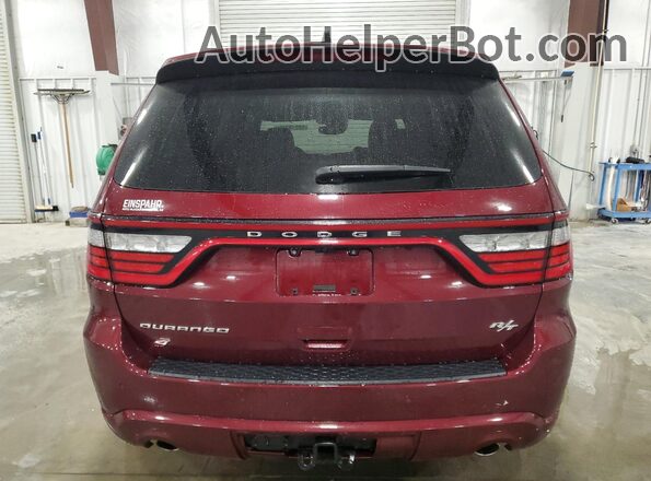 1C4SDJCT4RC175436 2024 DODGE DURANGO Maroon Vista trasera