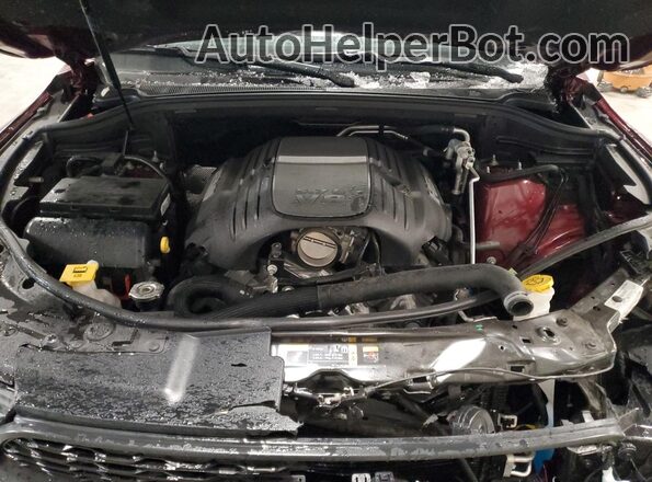 1C4SDJCT4RC175436 2024 DODGE DURANGO Maroon Vista del compartimento del motor