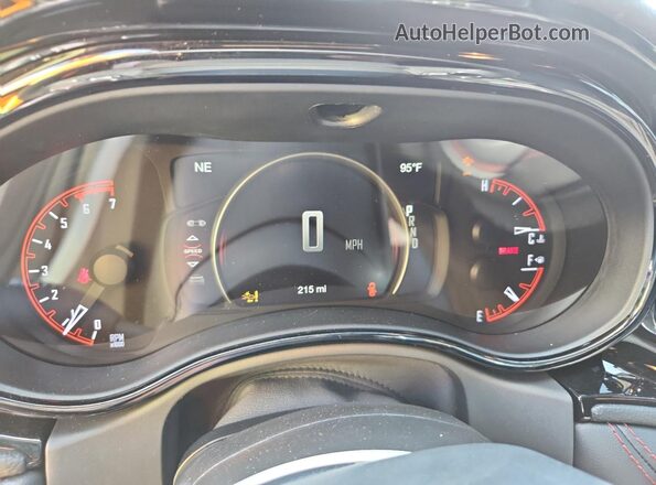1C4SDJCT4SC523225 2025 DODGE DURANGO White Вид щитка приладів