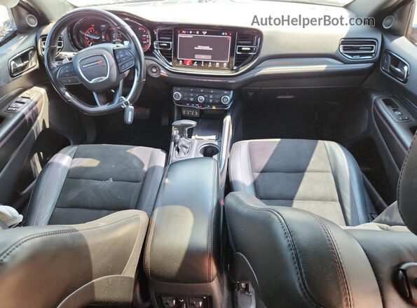1C4SDJCT6NC222296 2022 DODGE DURANGO Black Widok deski rozdzielczej