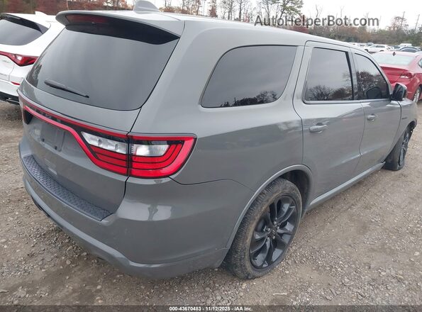 1C4SDJCT7NC222680 2022 DODGE DURANGO Gray Trasero derecho