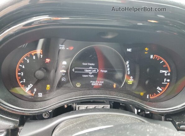 1C4SDJCT8RC157649 2024 DODGE DURANGO Белый Вид щитка приборов