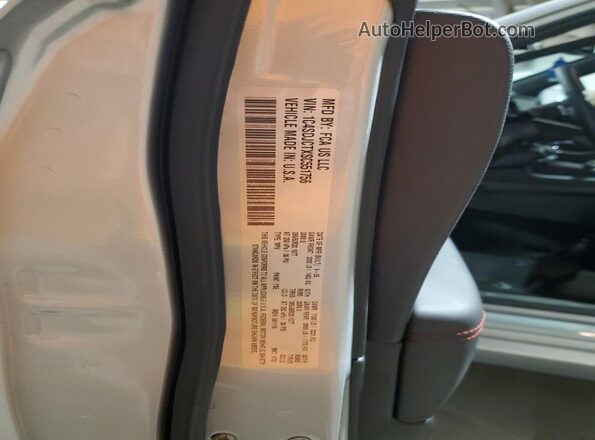 1C4SDJCTXSC551756 2025 DODGE DURANGO Silver VIN կոդի պիտակի տեսք