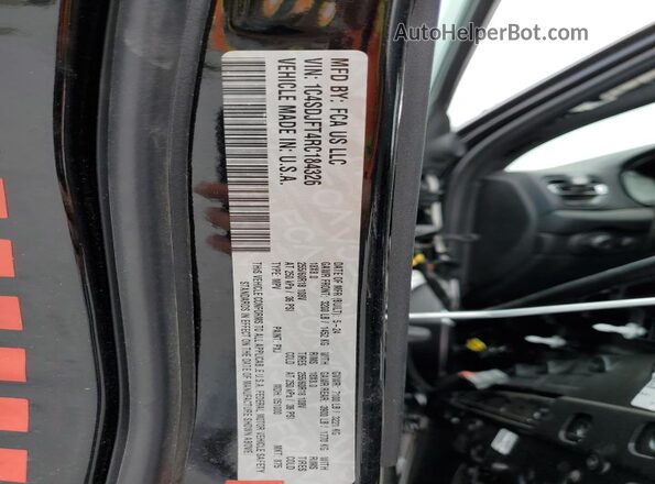 1C4SDJFT4RC184326 2024 DODGE DURANGO Black Widok wnętrza 360 stopni