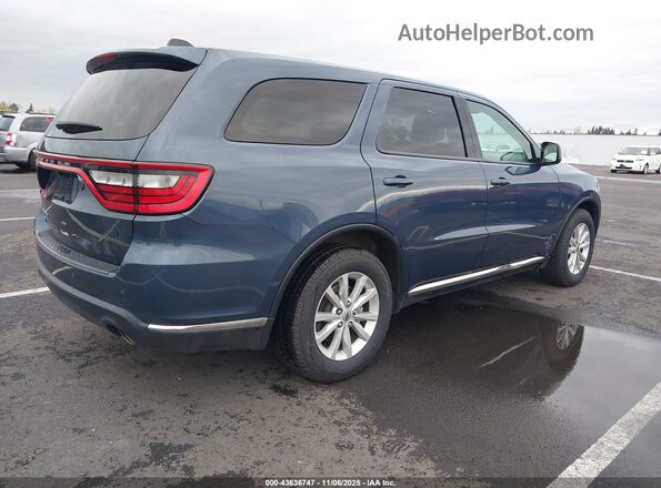 1C4SDJFT9LC443643 2020 DODGE DURANGO Blue Trasero derecho