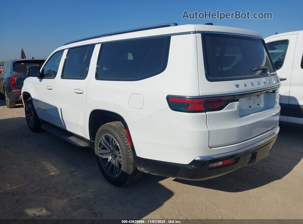 1C4SJSBP6SS527494 2025 JEEP WAGONEER L White Trasero izquierdo