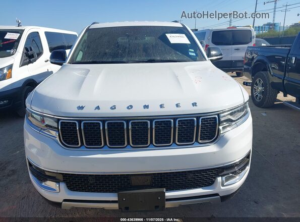 1C4SJSBP6SS527494 2025 JEEP WAGONEER L White Vista del cuadro de instrumentos