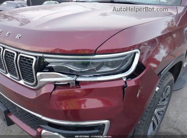 1C4SJSBP8SS515072 2025 JEEP WAGONEER L Burgundy წინა ხედი