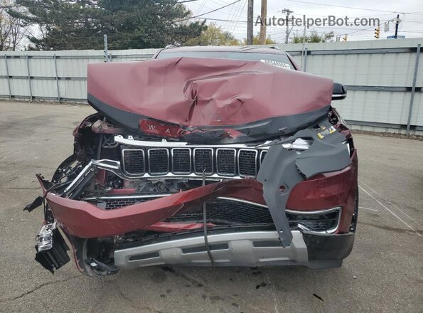 1C4SJSBPXPS557377 2023 JEEP WAGONEER Burgundy Widok z przodu