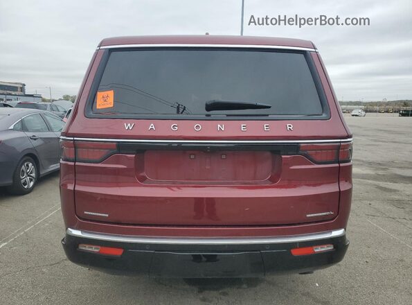 1C4SJSBPXPS557377 2023 JEEP WAGONEER Burgundy Widok z tyłu