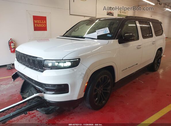1C4SJSFP9RS150289 2024 JEEP GRAND WAGONEER L White Vista tres cuartos delantera izquierda