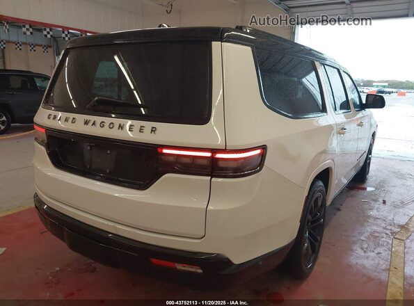1C4SJSFP9RS150289 2024 JEEP GRAND WAGONEER L White Trasero derecho