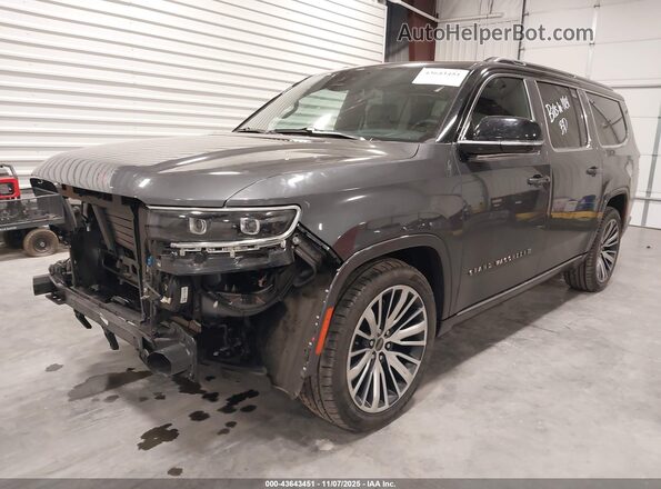 1C4SJSGPXRS183803 2024 JEEP GRAND WAGONEER L Gray Առջևի ձախ երեք քառորդ տեսարան
