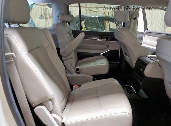 1C4SJUDT7NS206980 2022 JEEP WAGONEER Бежевый Вид задней части салона