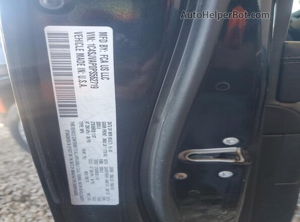 1C4SJVAP0PS562719 2023 JEEP WAGONEER Black Vista de la etiqueta del VIN