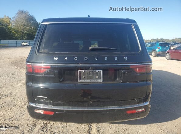 1C4SJVAT6PS507379 2023 JEEP WAGONEER Черный Вид сзади