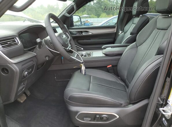 1C4SJVBP7SS507496 2025 JEEP WAGONEER Black Widok wnętrza z przodu