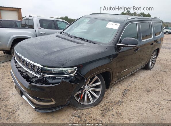 1C4SJVFPXPS506859 2023 JEEP GRAND WAGONEER Black Առջևի ձախ երեք քառորդ տեսարան