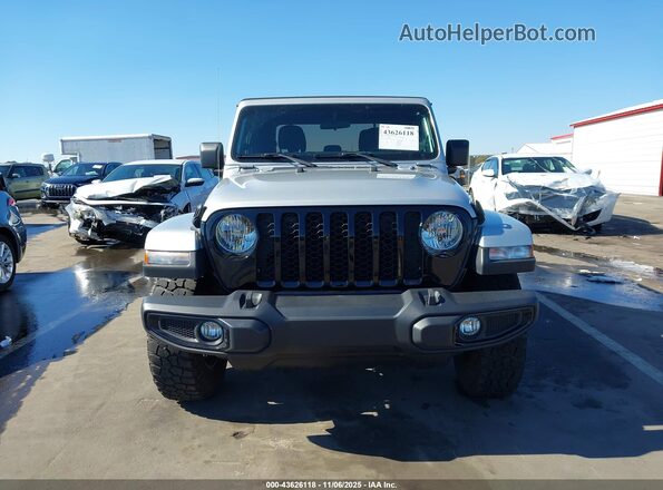 1C6HJTAG0PL585207 2023 JEEP GLADIATOR Silver Instrument cluster view