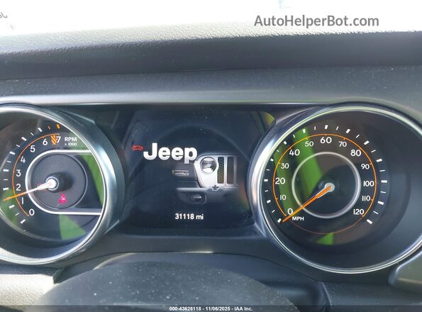 1C6HJTAG0PL585207 2023 JEEP GLADIATOR Silver Rear seats view