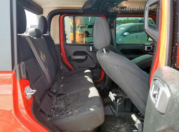1C6HJTAG1LL124981 2020 JEEP GLADIATOR Red Вид задніх сидінь