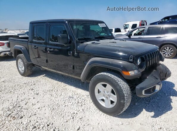 1C6HJTAG2ML509984 2021 JEEP GLADIATOR Черный Передняя правая четверть