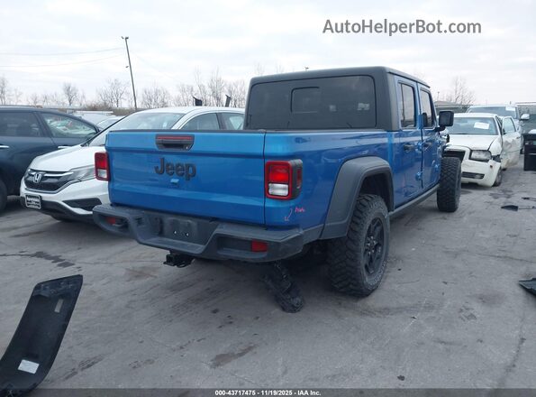 1C6HJTAG3LL201785 2020 JEEP GLADIATOR Blue Trasero derecho