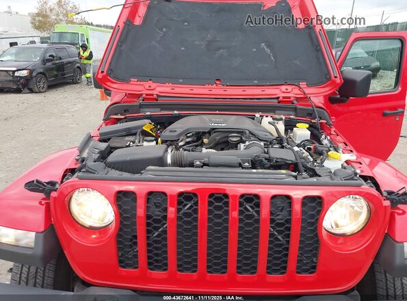 1C6HJTAG3ML533338 2021 JEEP GLADIATOR Red Vista trasera