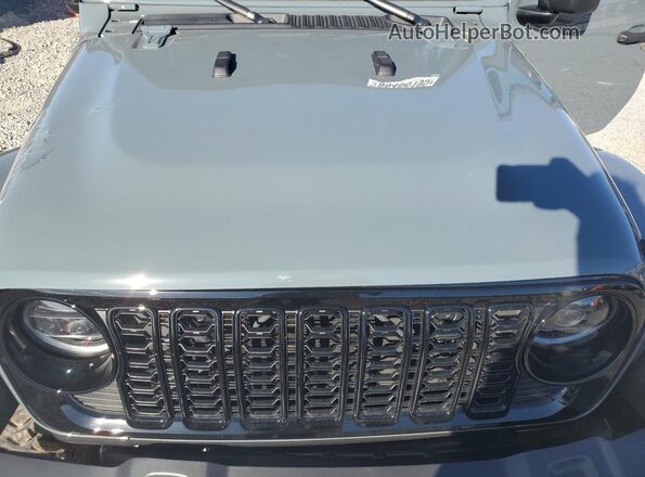 1C6HJTAG3RL124358 2024 JEEP GLADIATOR Gray Widok wnętrza z tyłu