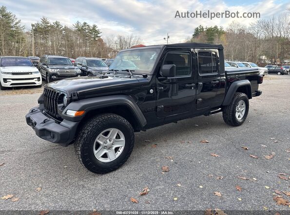 1C6HJTAG4LL143086 2020 JEEP GLADIATOR Black Przód lewy