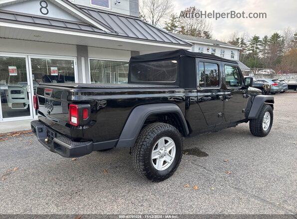 1C6HJTAG4LL143086 2020 JEEP GLADIATOR Black Tył prawy