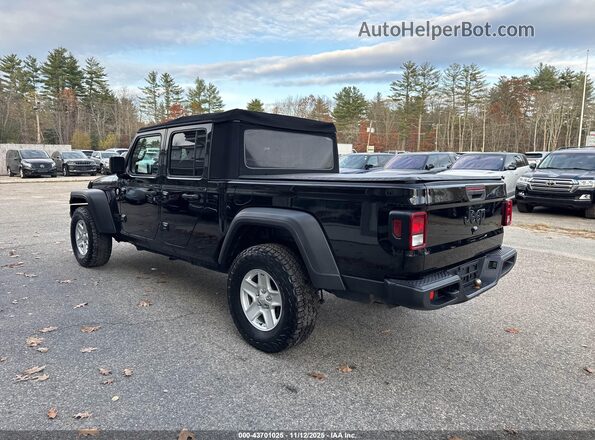 1C6HJTAG4LL143086 2020 JEEP GLADIATOR Black Tył lewy