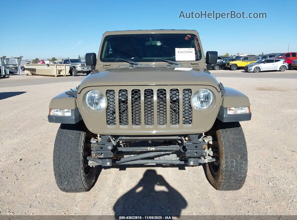 1C6HJTAG4LL201441 2020 JEEP GLADIATOR Brown Vista del salpicadero