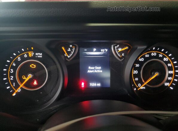 1C6HJTAG5RL131165 2024 JEEP GLADIATOR Pink Widok zestawu wskaźników