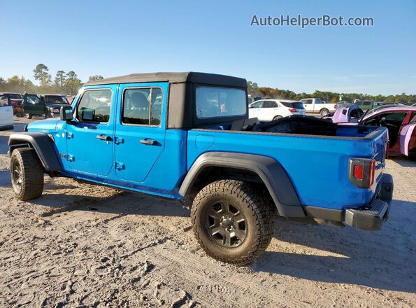 1C6HJTAG9LL159106 2020 JEEP GLADIATOR Blue Задня ліва чверть