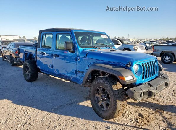 1C6HJTAG9LL159106 2020 JEEP GLADIATOR Blue Передня права чверть