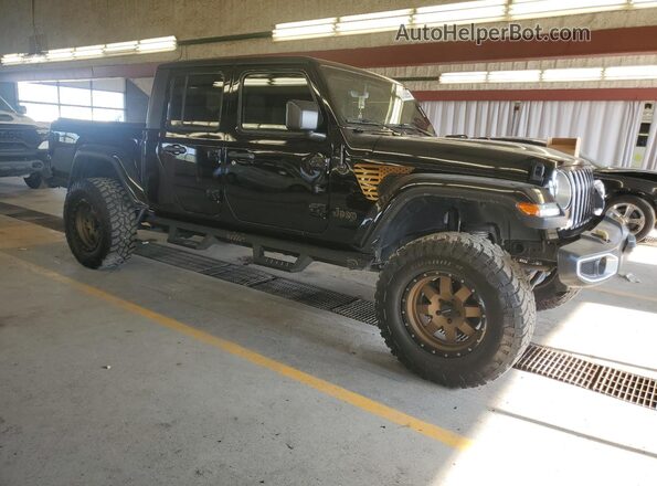 1C6HJTFG4ML528383 2021 JEEP GLADIATOR Черный Передняя правая четверть