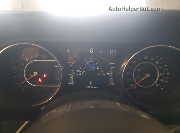 1C6HJTFG4ML528383 2021 JEEP GLADIATOR Черный Вид щитка приборов