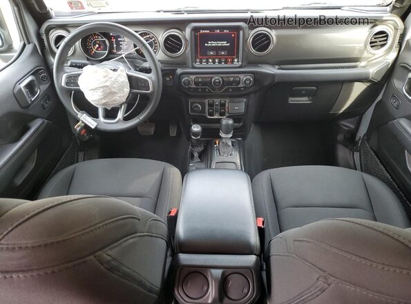 1C6HJTFG7PL564248 2023 JEEP GLADIATOR Silver Вид панелі приладів