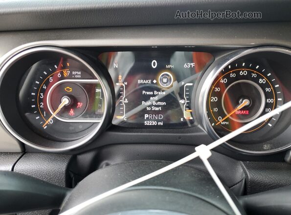1C6HJTFG7PL564248 2023 JEEP GLADIATOR Silver Вид щитка приладів