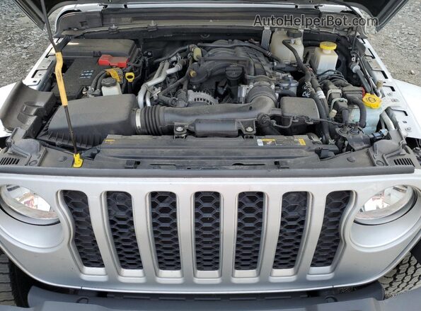 1C6HJTFG7PL564248 2023 JEEP GLADIATOR Silver Вид задньої частини салону