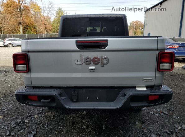 1C6HJTFG7PL564248 2023 JEEP GLADIATOR Silver Вид ззаду