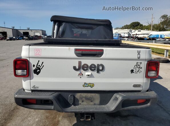 1C6HJTFG8ML529035 2021 JEEP GLADIATOR White Вид ззаду