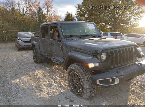 1C6HJTFG9ML574372 2021 JEEP GLADIATOR Gray Front view