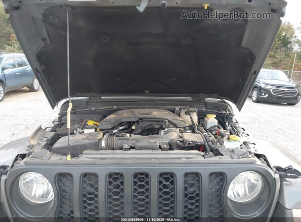 1C6HJTFG9ML574372 2021 JEEP GLADIATOR Gray Rear view
