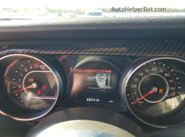 1C6JJTBGXLL167344 2020 JEEP GLADIATOR Orange Вид щитка приладів