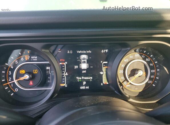 1C6RJTEGXSL533025 2025 JEEP GLADIATOR Green Widok zestawu wskaźników