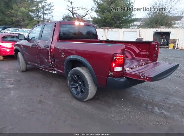 1C6RR7GG6MS587623 2021 RAM 1500 CLASSIC Red უკანა მარცხენა
